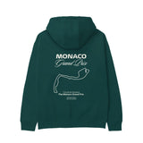 Monaco Grand Prix Hoodie Koyu Yeşil Arka