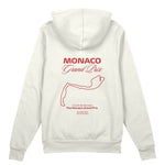 Monaco Grand Prix Oversize Hoodie Beyaz Arka