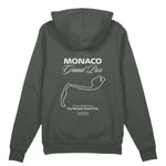 Monaco Grand Prix Oversize Hoodie Antrasit Arka