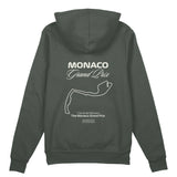 Monaco Grand Prix Oversize Hoodie Antrasit Arka