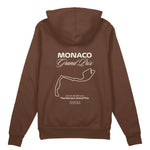Monaco Grand Prix Oversize Hoodie Kahverengi Arka