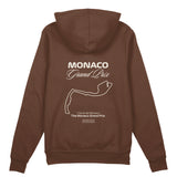 Monaco Grand Prix Oversize Hoodie Kahverengi Arka