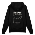 Monaco Grand Prix Oversize Hoodie Siyah Arka
