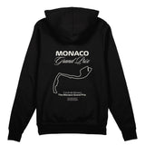 Monaco Grand Prix Oversize Hoodie Siyah Arka
