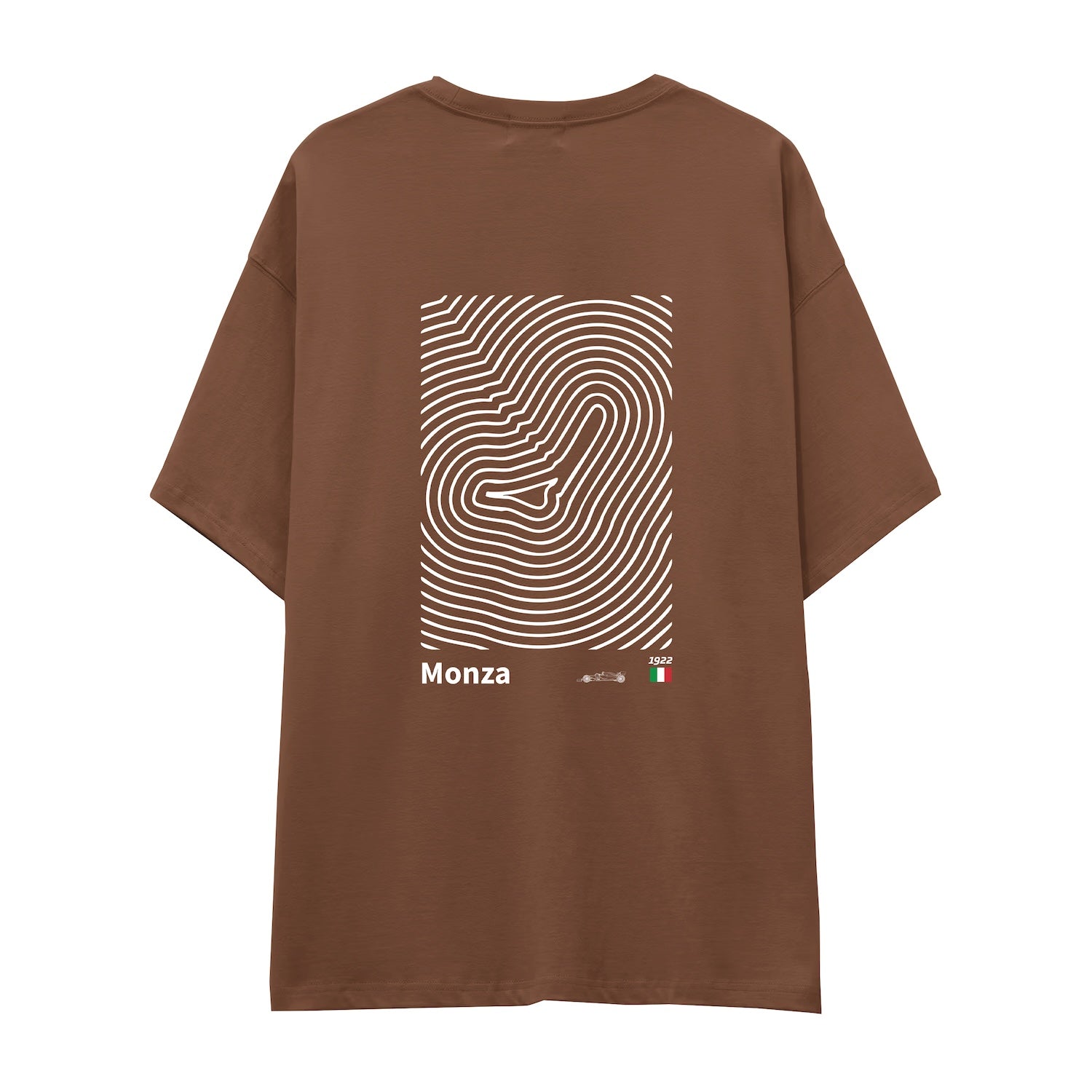 Monza Circuit Artwork Oversize Tişört