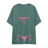 Pink Bikini Oversize Tişört