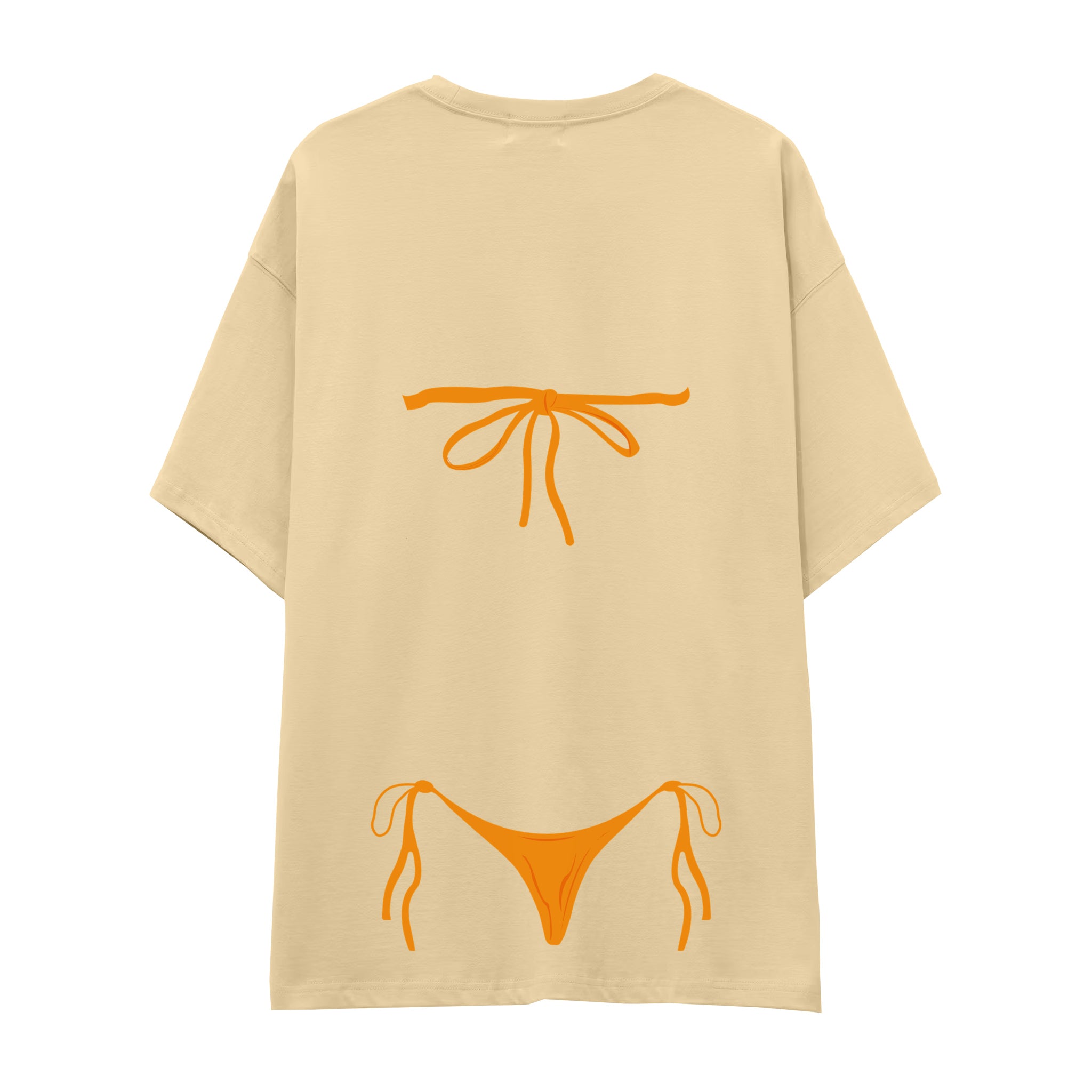 Orange Bikini Oversize Tişört