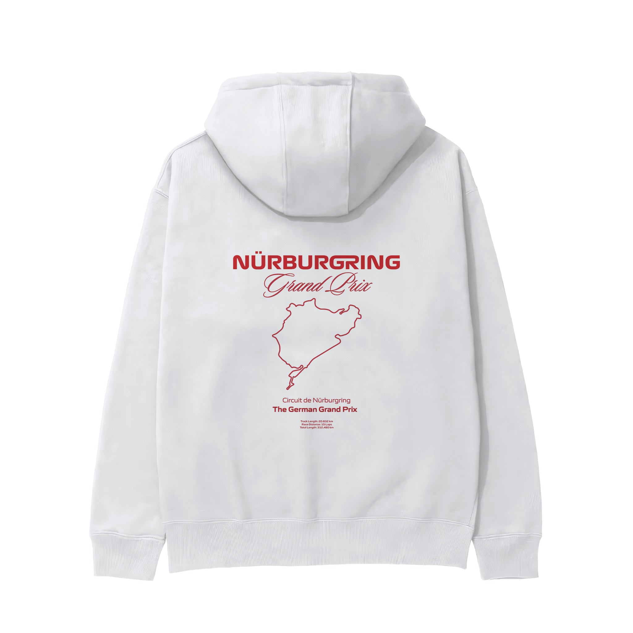 German Grand Prix – Nürburgring Grand Prix Hoodie Beyaz Arka