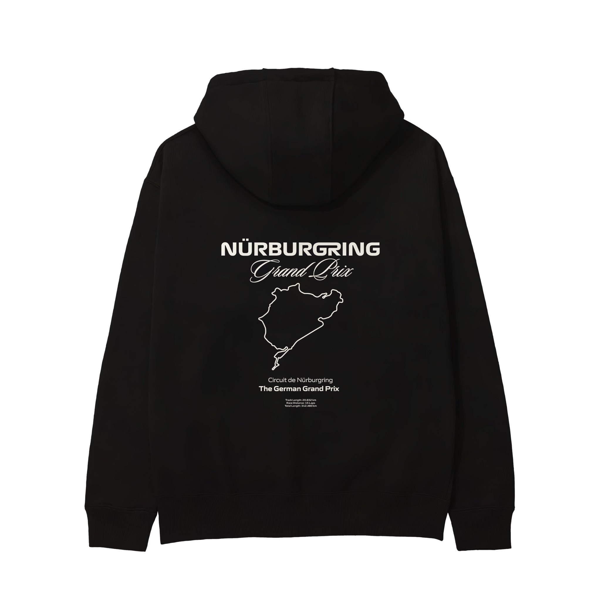 German Grand Prix – Nürburgring Grand Prix Hoodie Siyah Arka