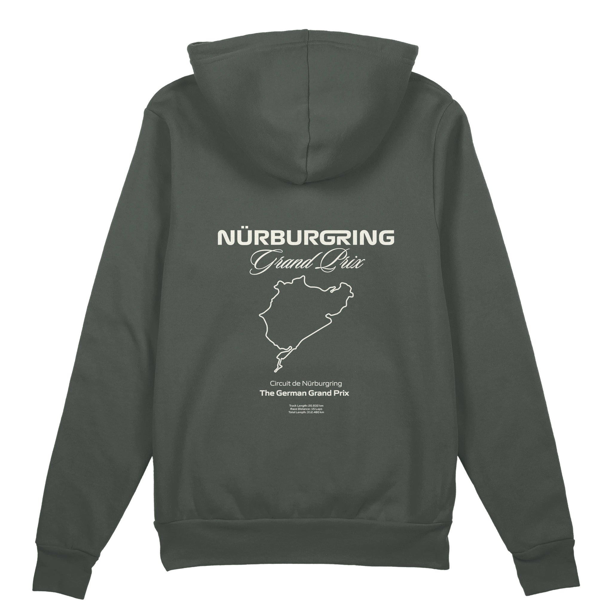 German Grand Prix – Nürburgring Grand Prix Oversize Hoodie Antrasit Arka