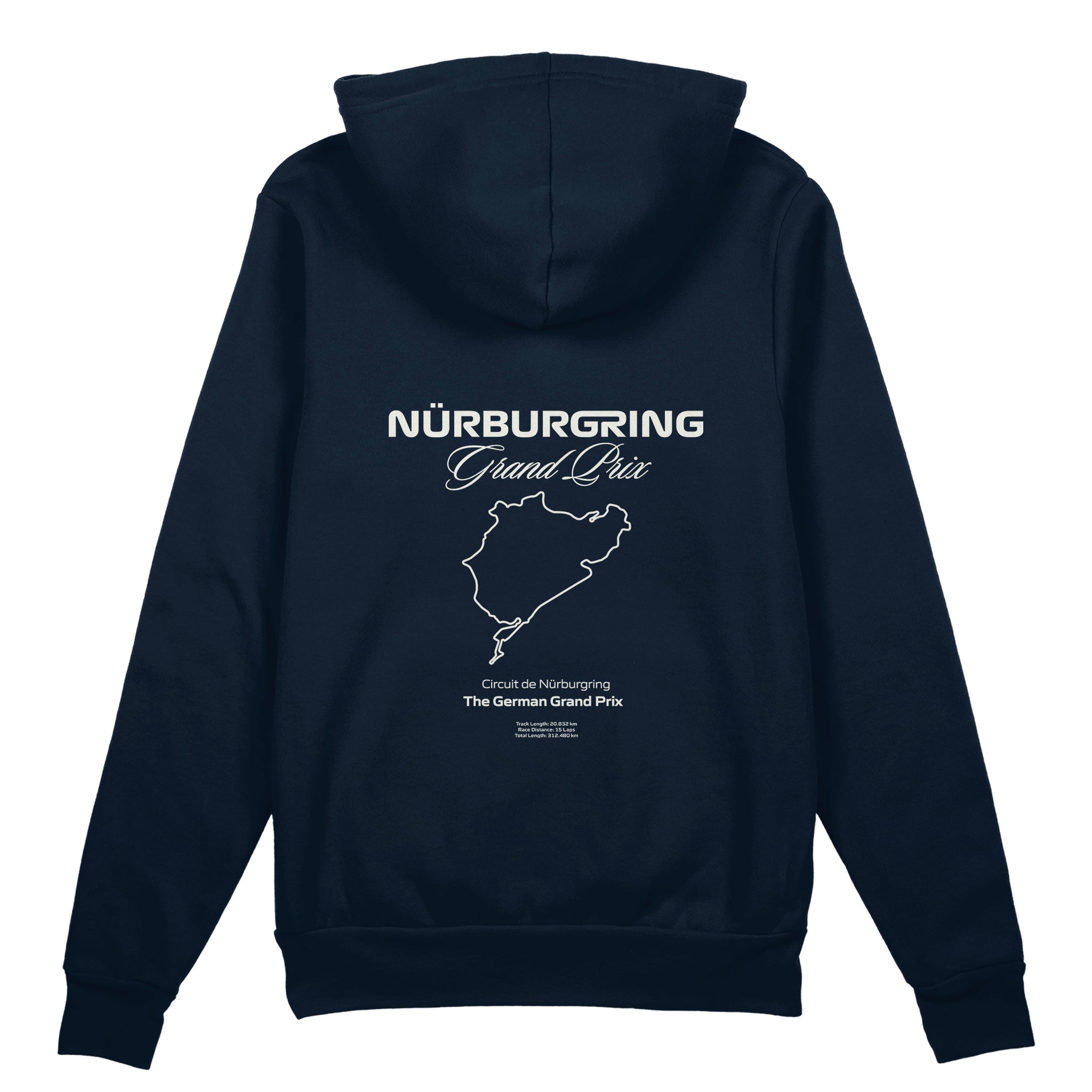 German Grand Prix – Nürburgring Grand Prix Oversize Hoodie Lacivert Arka