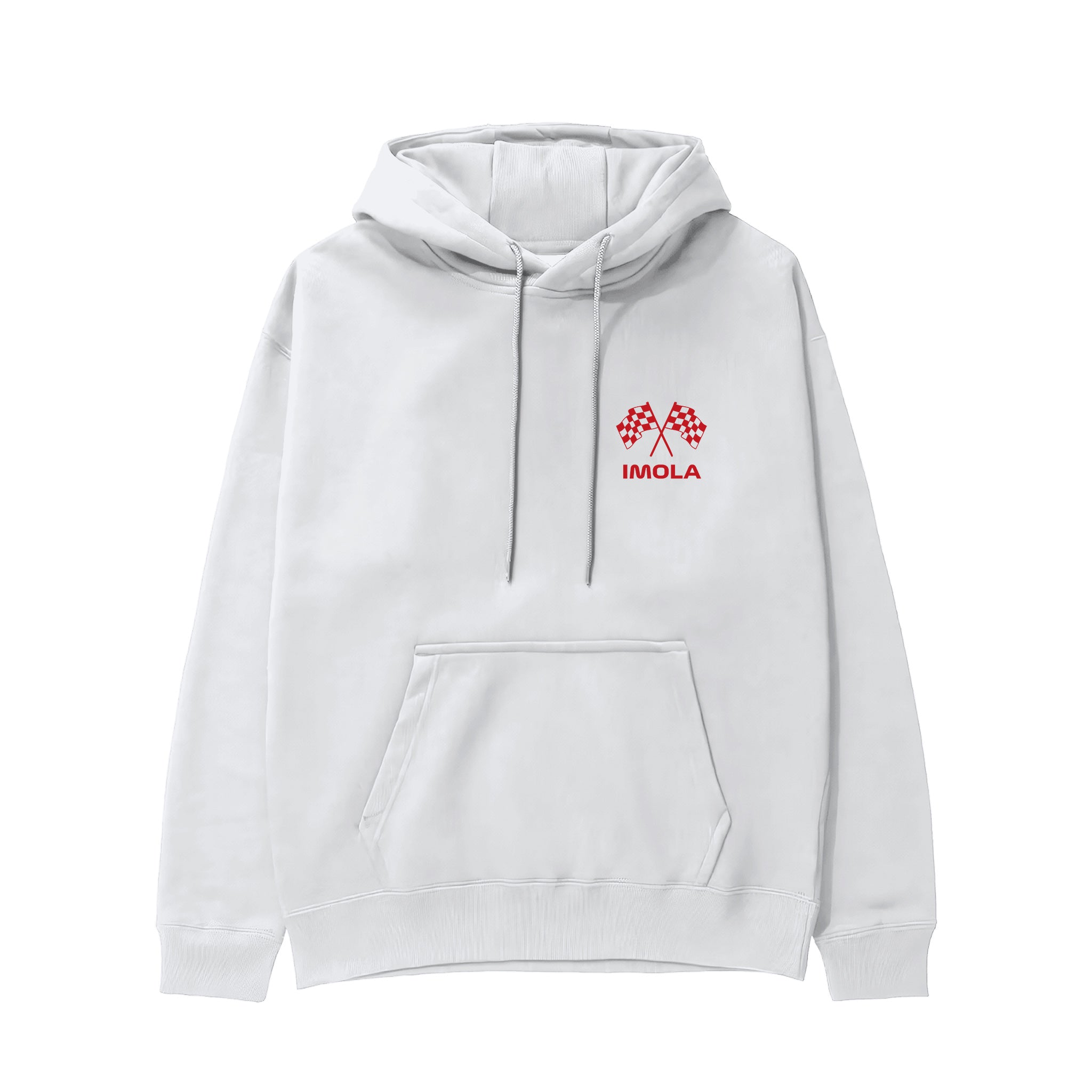 Imola Grand Prix Hoodie Beyaz Ön