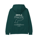 Imola Grand Prix Hoodie Koyu Yeşil Arka