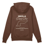 Imola Grand Prix Oversize Hoodie Kahverengi Arka