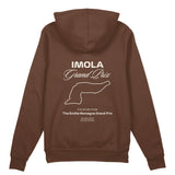 Imola Grand Prix Oversize Hoodie Kahverengi Arka
