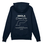 Imola Grand Prix Oversize Hoodie Lacivert Arka
