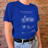 Harley Davidson Model 28B Motosiklet Tişört