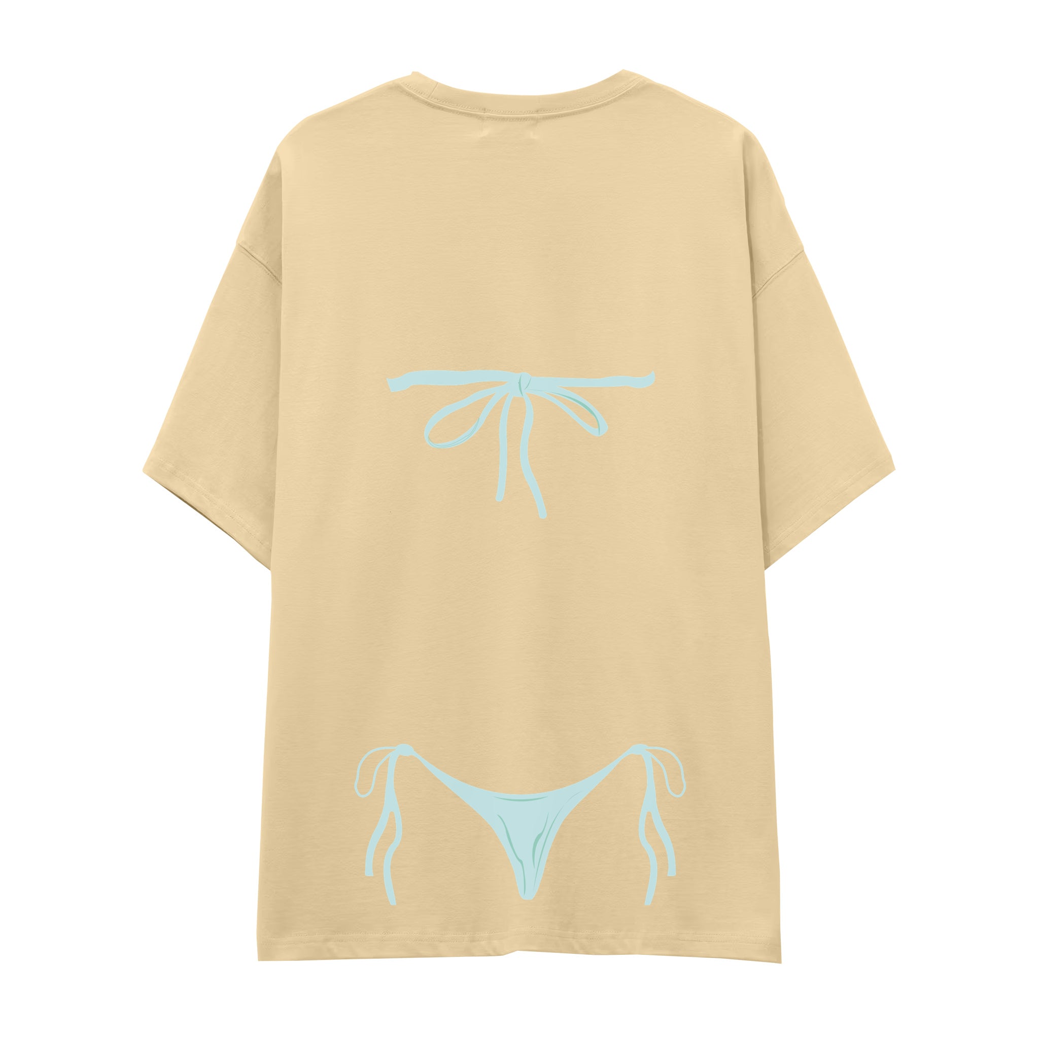 Blue Bikini Oversize Tişört
