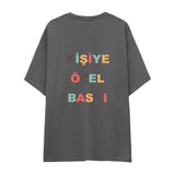 Kişiye Özel Baskılı Oversize Tişört