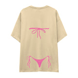 Pink Bikini Oversize Tişört