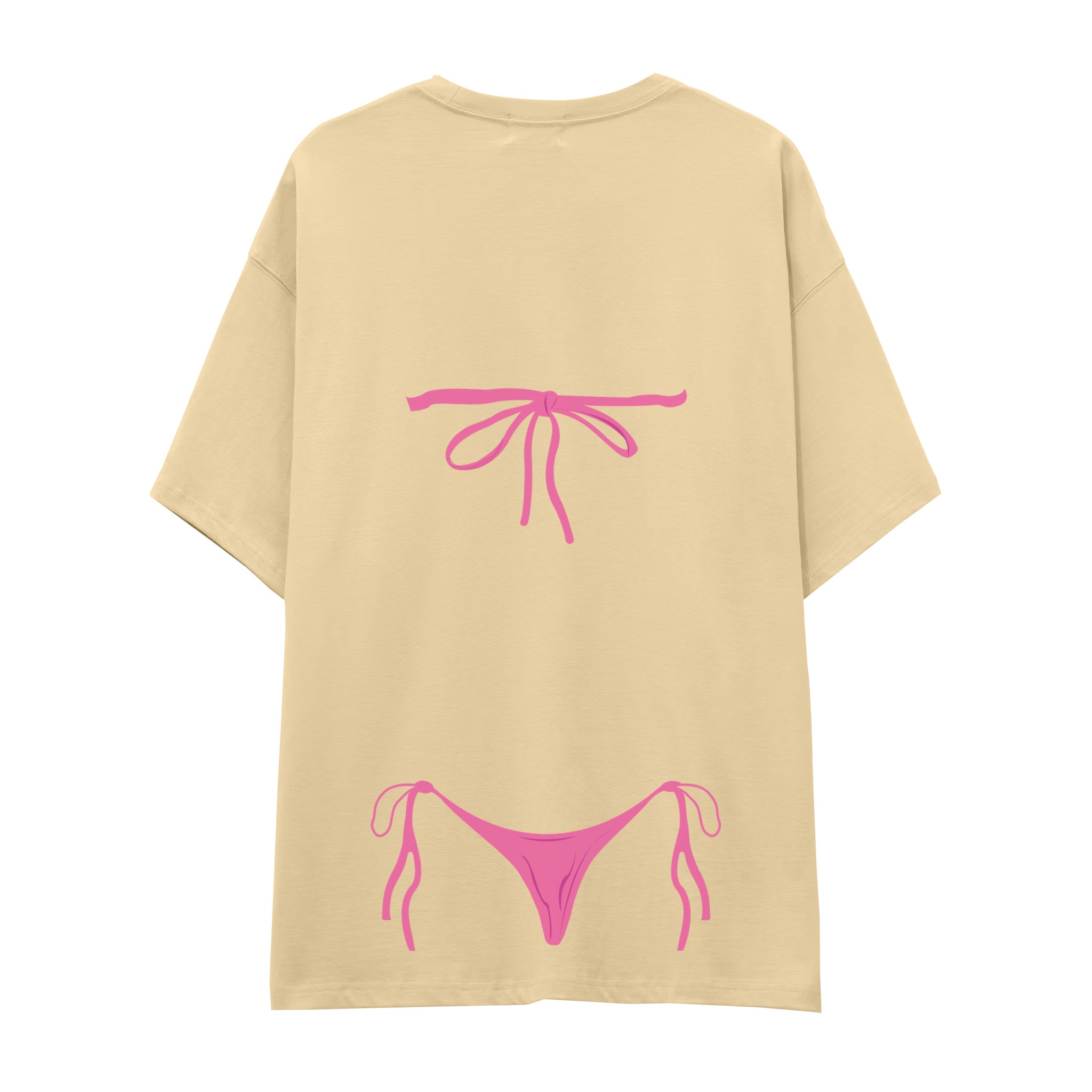 Pink Bikini Oversize Tişört