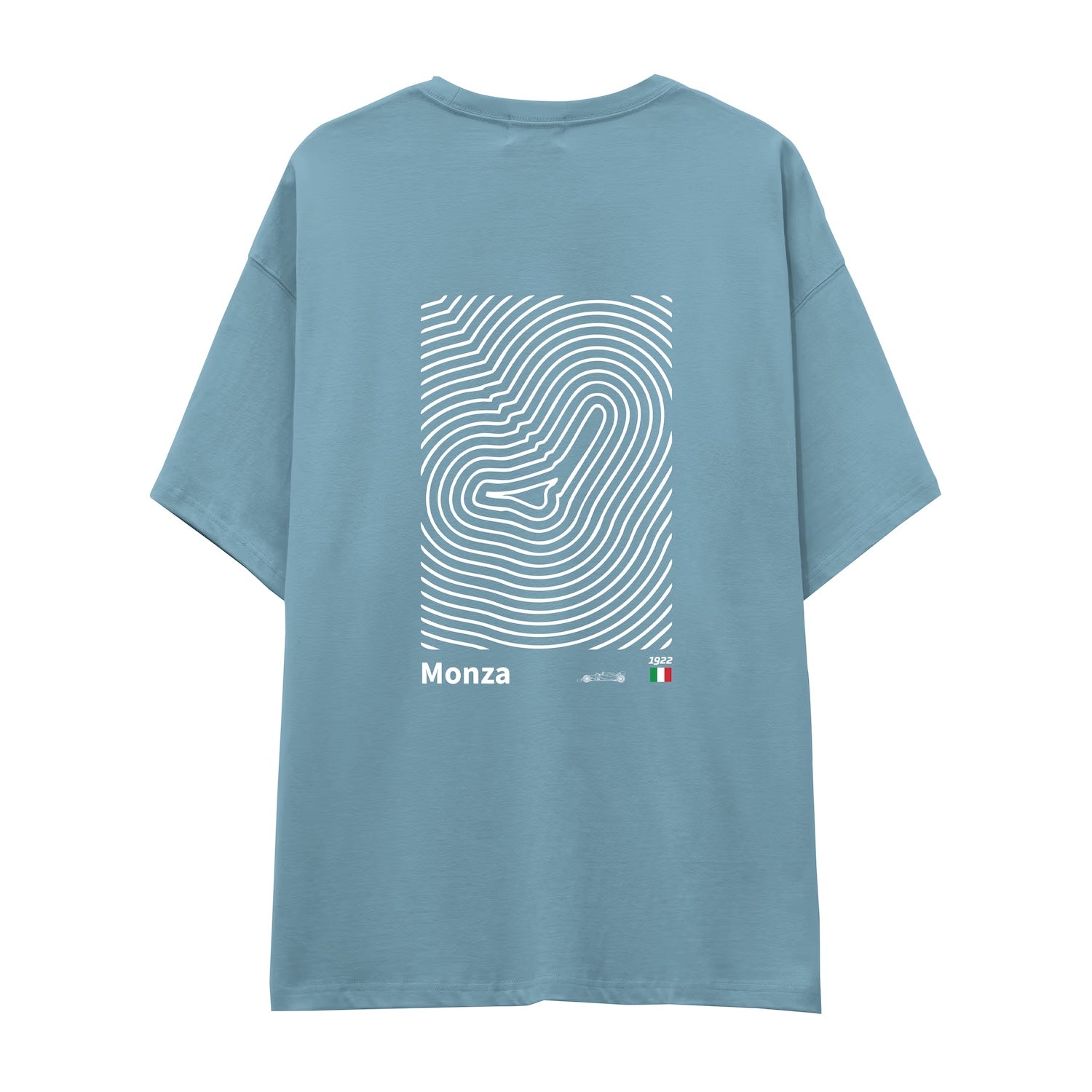 Monza Circuit Artwork Oversize Tişört