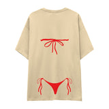 Red Bikini Oversize Tişört