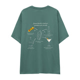 James Bond's Martini Oversize Tişört