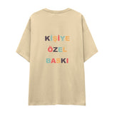 Kişiye Özel Baskılı Oversize Tişört