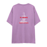Saint Tropez Sailing Club Oversize Tişört
