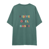 Kişiye Özel Baskılı Oversize Tişört