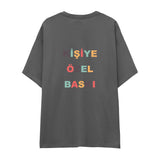 Kişiye Özel Baskılı Oversize Tişört