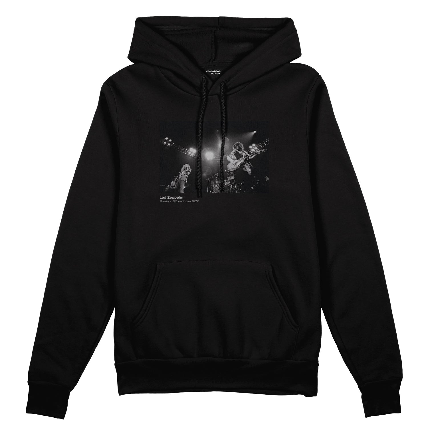 Led Zeppelin Pontiac Silverdome 1977 Oversize Hoodie