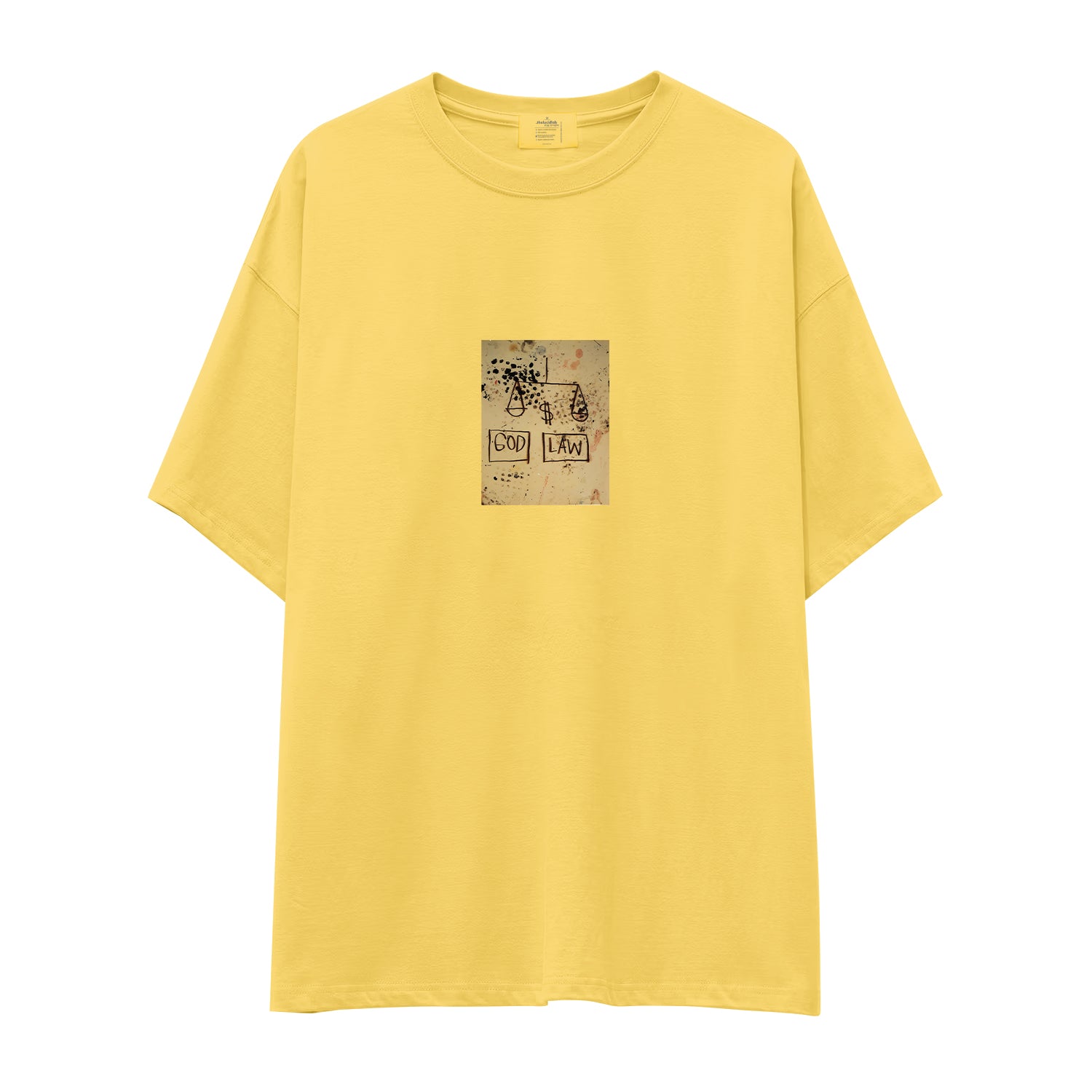 God, Law (1981) - Basquiat Oversize Tişört