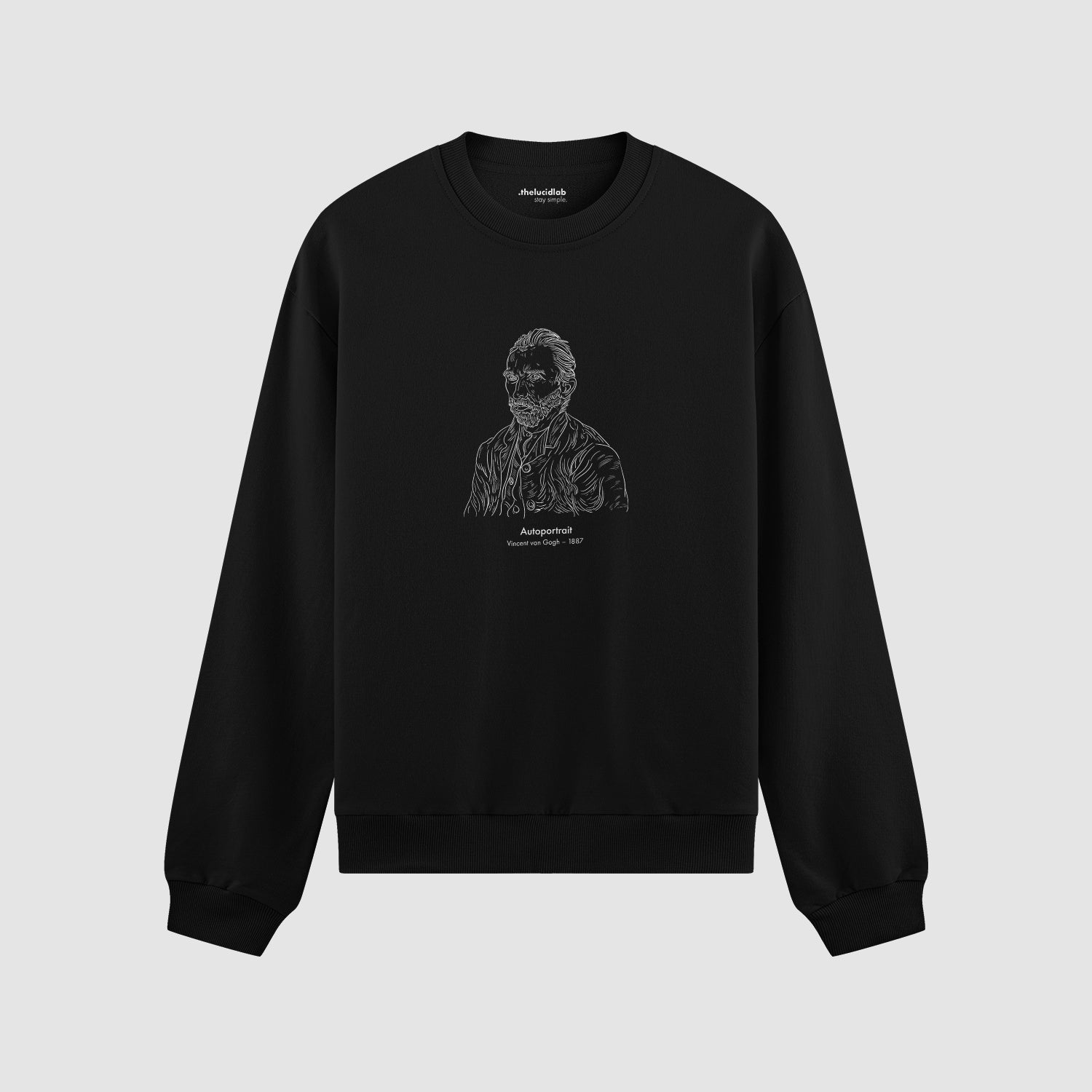 Vincent Van Gogh Autoportrait 1887 Oversize Sweatshirt