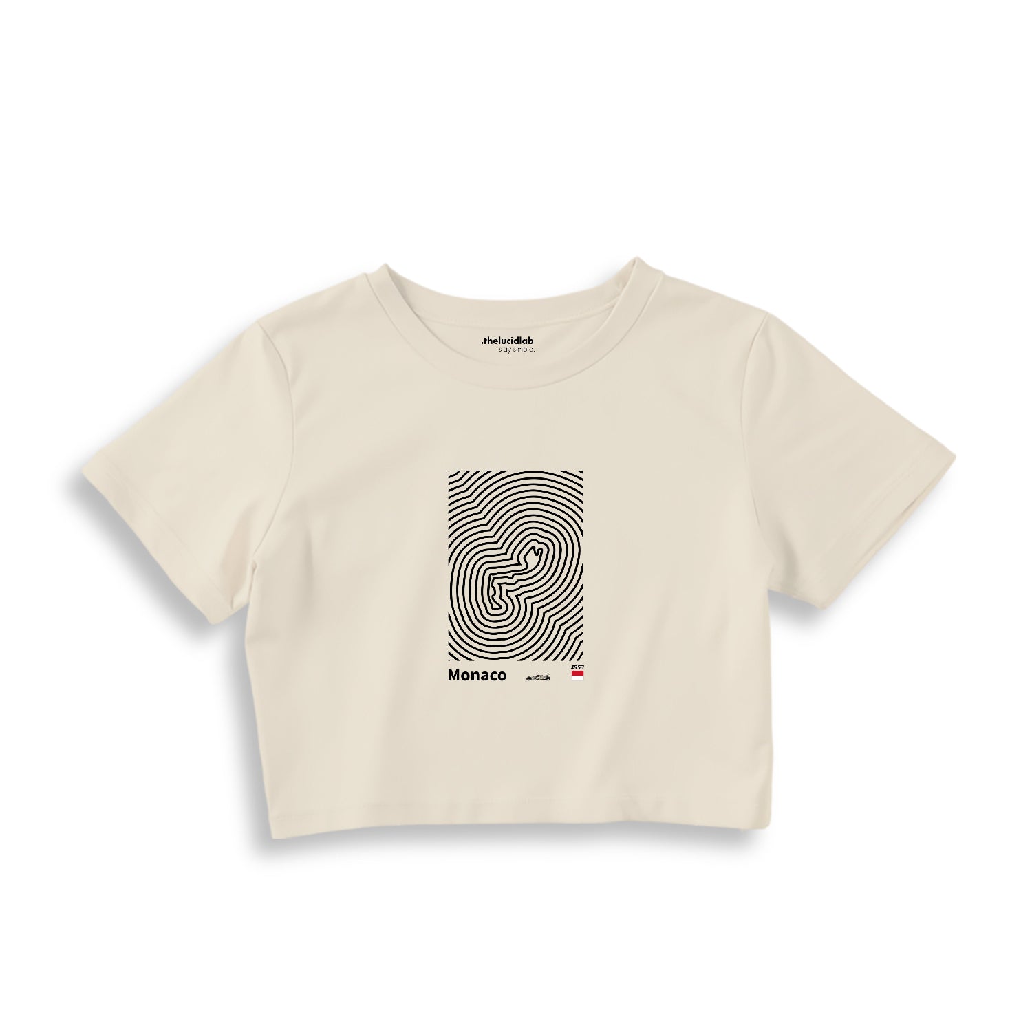 Circuit de Monaco Artwork Crop Tişört