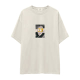 Albert Einstein / Homer Simpson Oversize Tişört
