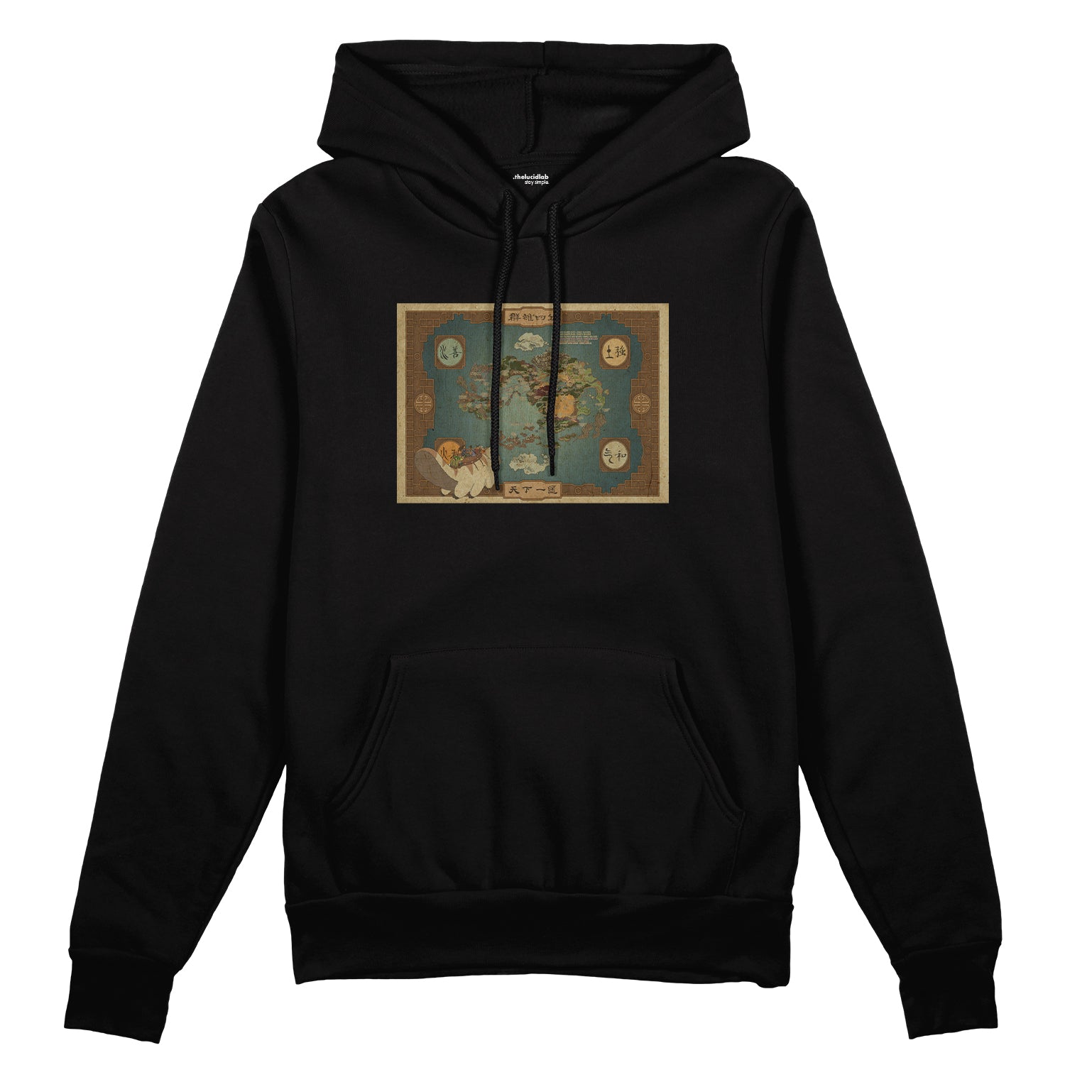 Avatar The Last Airbender Map Oversize Hoodie