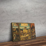 The Haywain Triptych Kanvas Tablo
