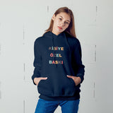 Kişiye Özel Baskılı Oversize Hoodie