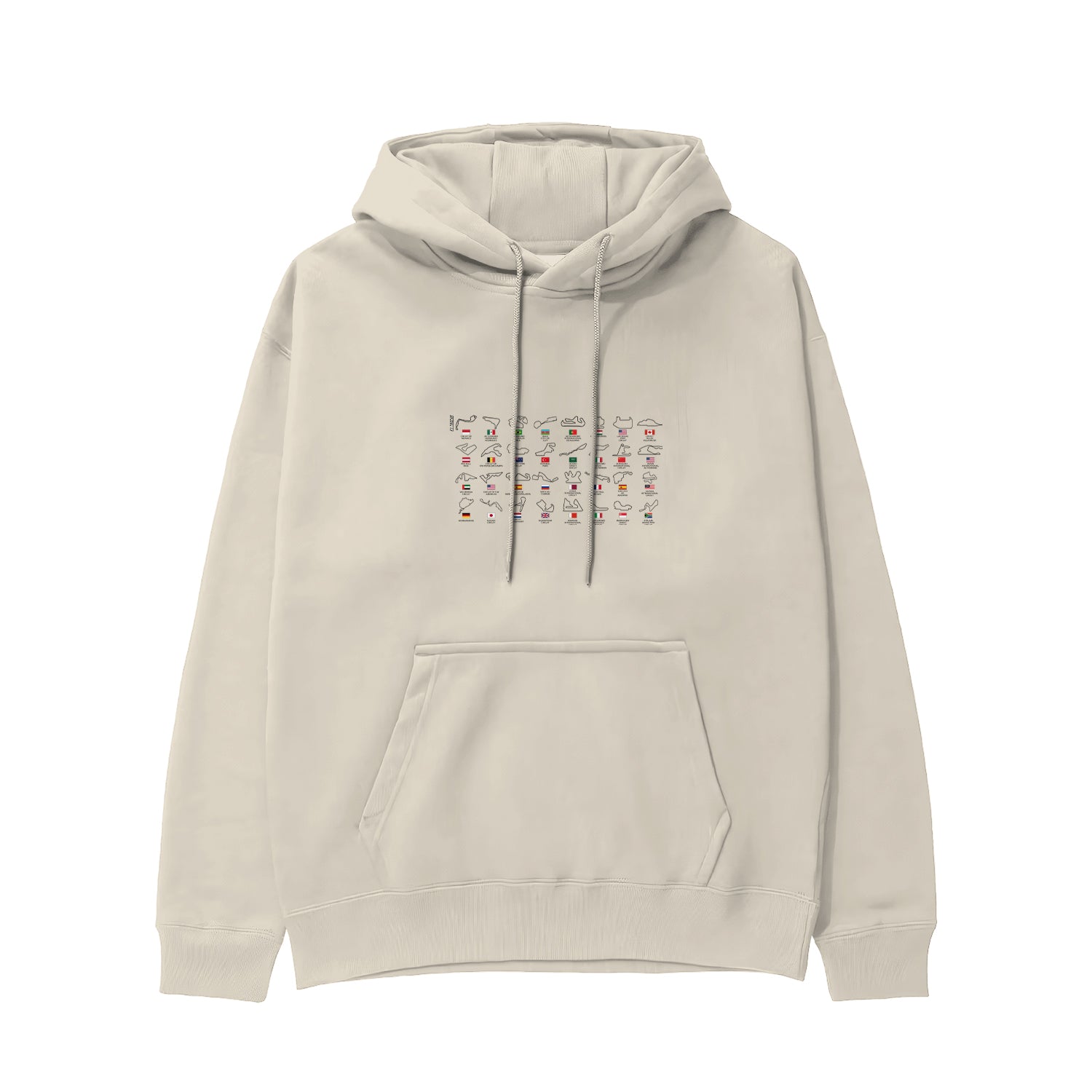 All Tracks / Formula 1 Pistleri Hoodie