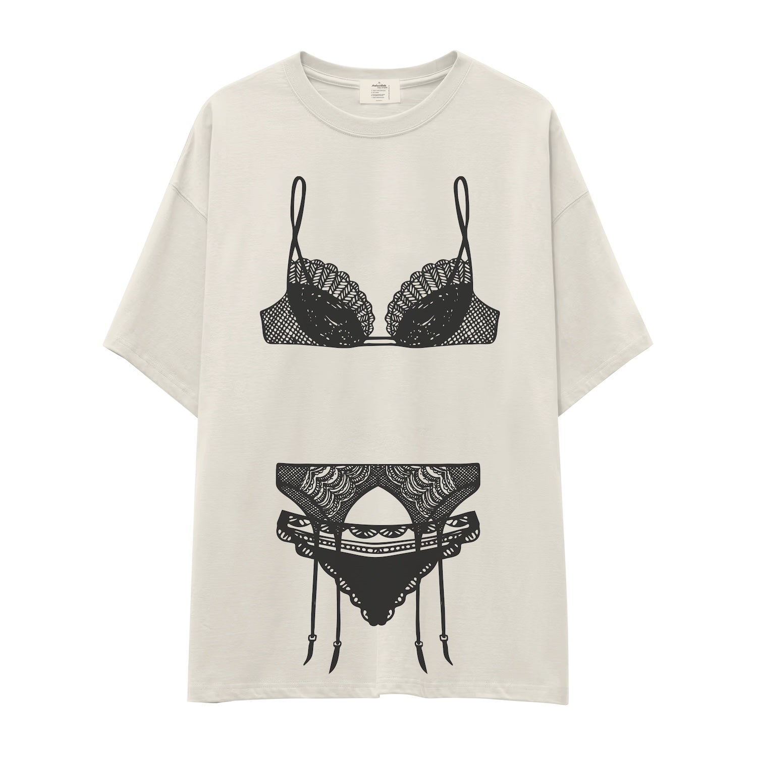 Noir Seduce Oversize Tişört