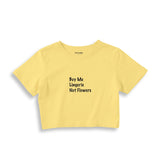Buy Me Lingerie Crop Tişört