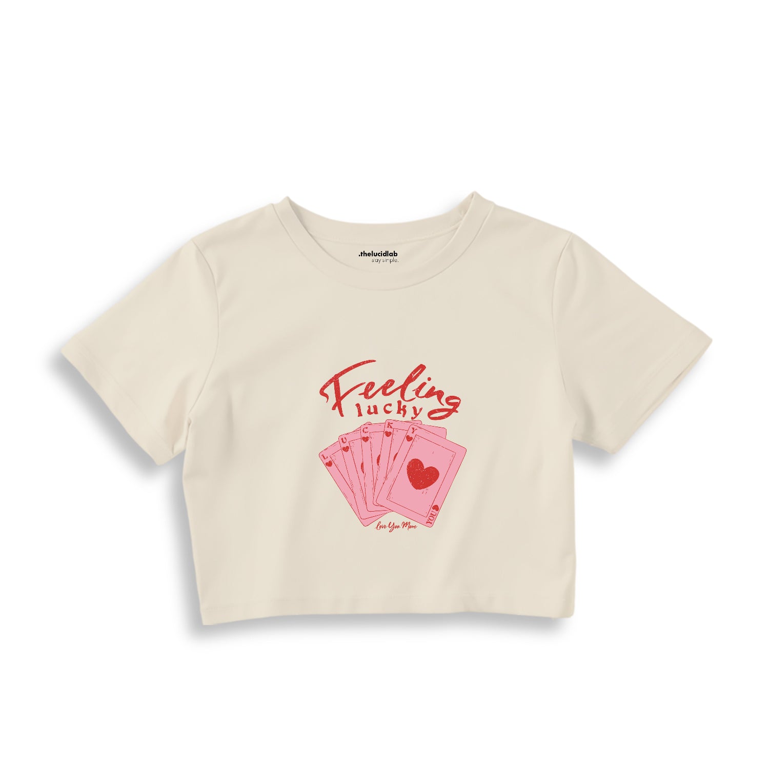 Feeling Lucky Crop Tişört