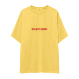 Rich Bitch Energy Oversize Tişört
