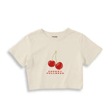 Cherry Fullness Crop Tişört