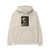 Skull of a Skeleton with Burning Cigarette Hoodie