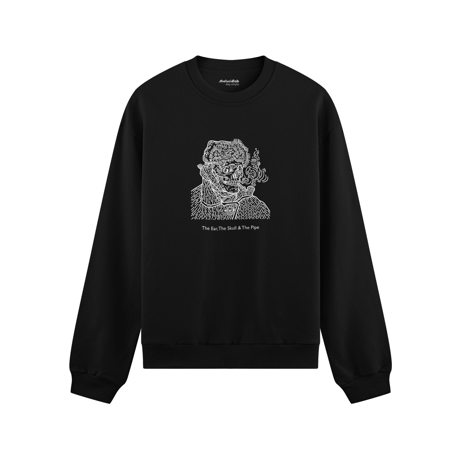 The Ear, The Skull & The Pipe Oversize Sweatshirt