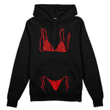 Red Bikini Oversize Hoodie