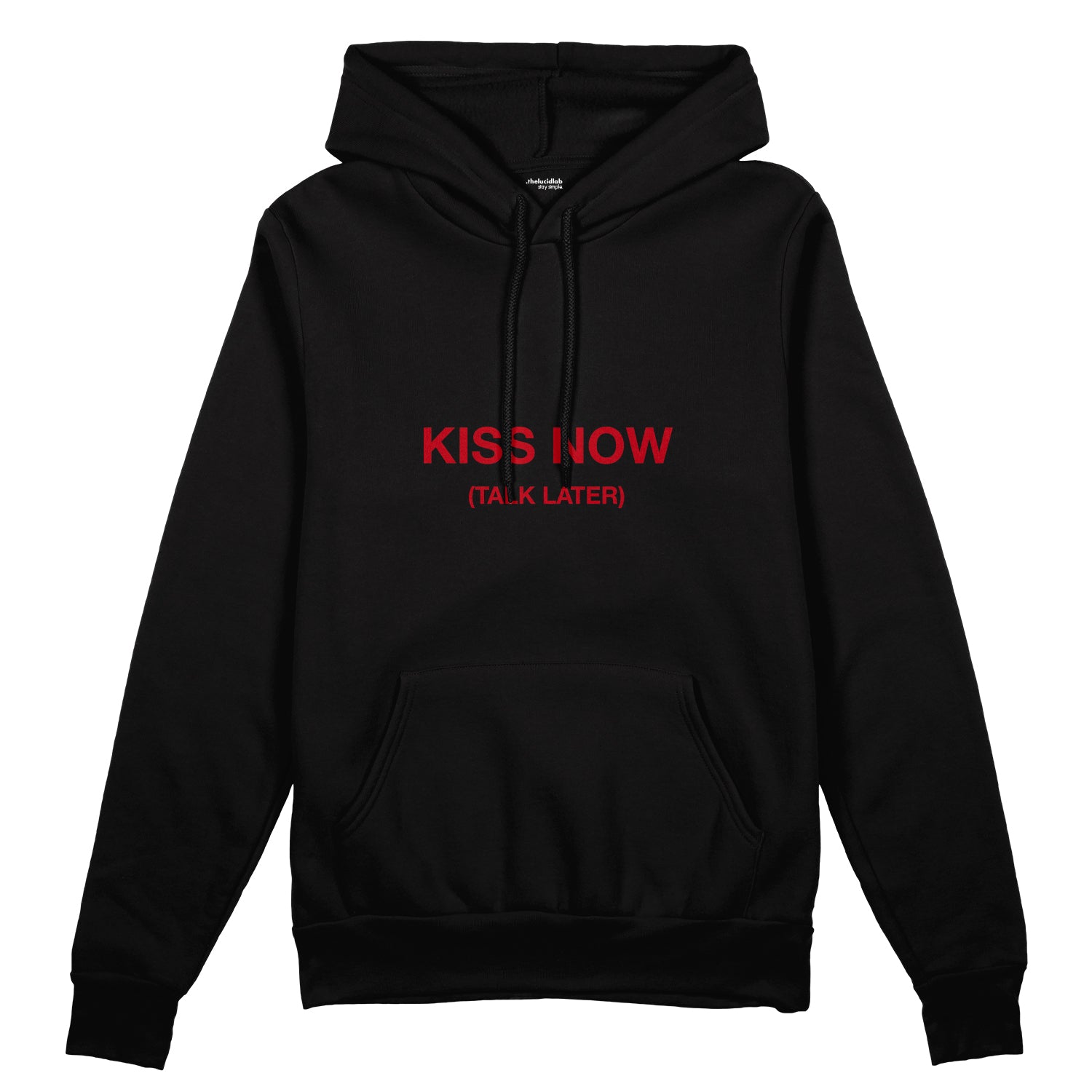 Kiss Now Talk Later Oversize Hoodie